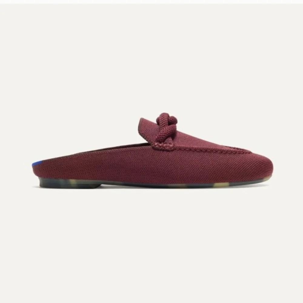 Rothy's The Loafer Mule Auburn Syrah 5 NWOT - Picture 4 of 14